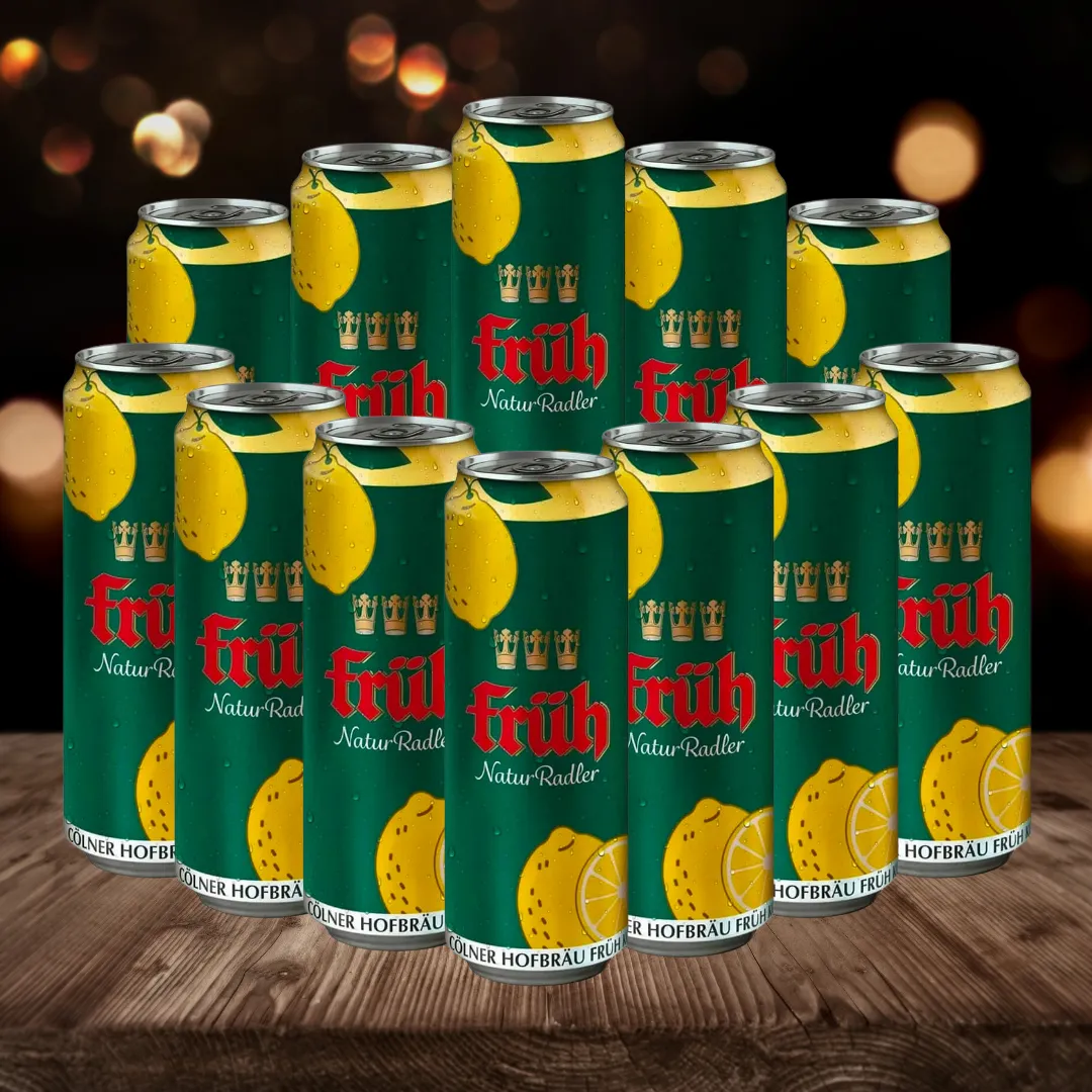 Fruh Kolsch Radler 500ml Cans (12 Pack) - 2.5% ABV