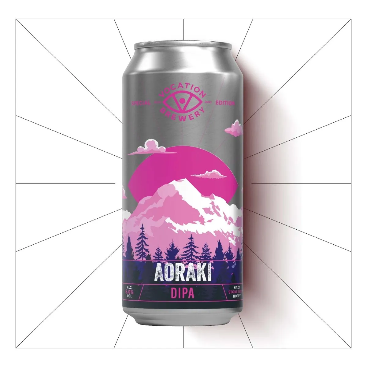 Vocation  Aoraki | 8.0% Double IPA 440ml – 12 Pack - Save 10%
