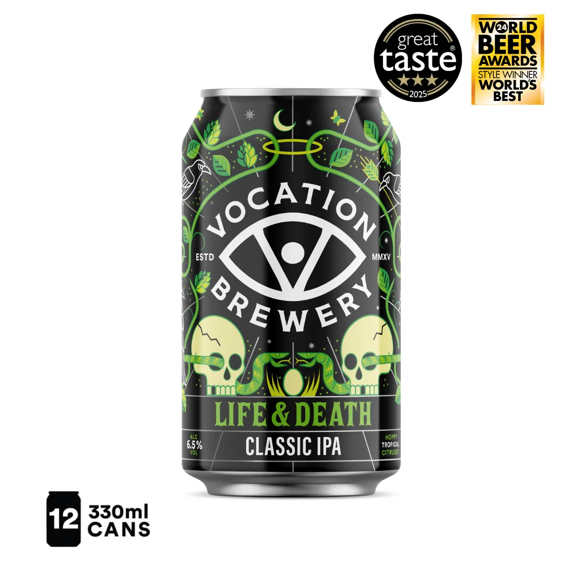 Vocation  12PK Life & Death | 6.5% Hoppy IPA 330ml
