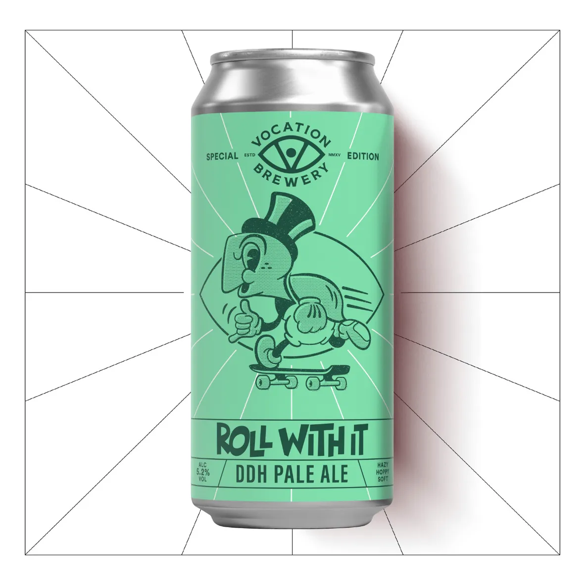 Vocation  Roll With It | 5.2% DDH Pale Ale 440ml – Single Can