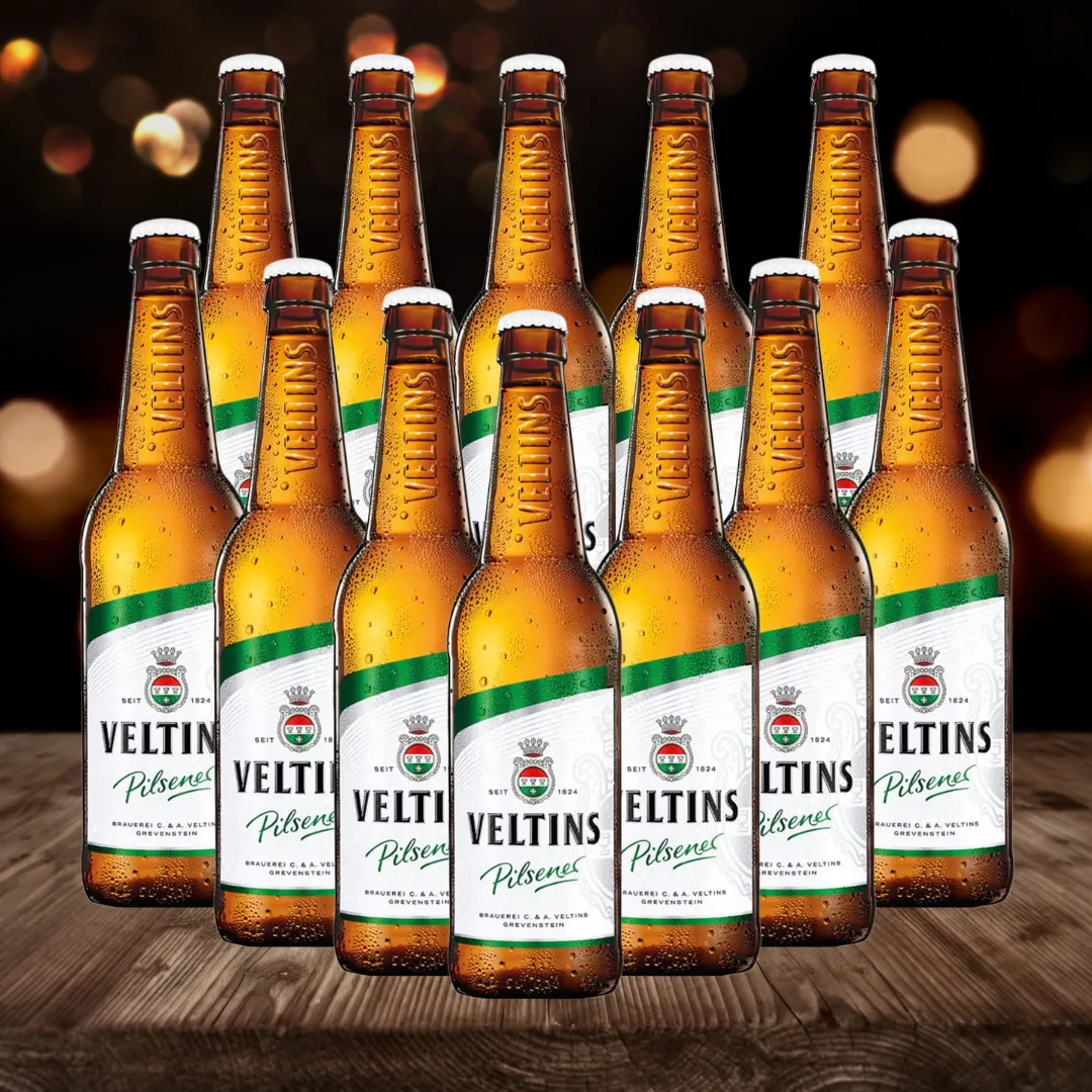 Veltins German Pilsener 500ml Bottles - 4.8% ABV (multipack)