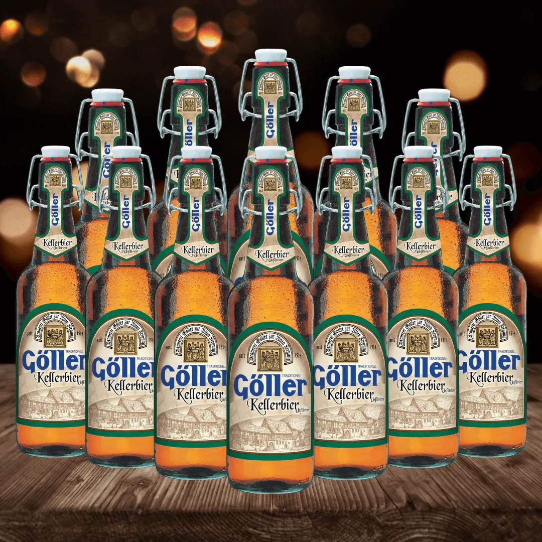 Göller German Kellerbier 500ml Bottles - 4.9% ABV (12 Pack)