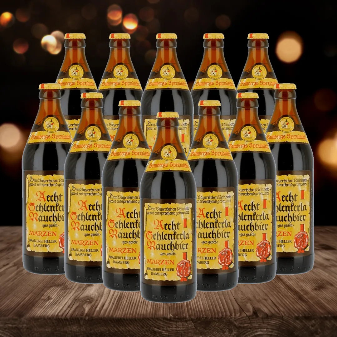 Schlenkerla Rauchbier Marzen Bamberg Beer 500ml Bottles - 5.1% ABV (multipack)