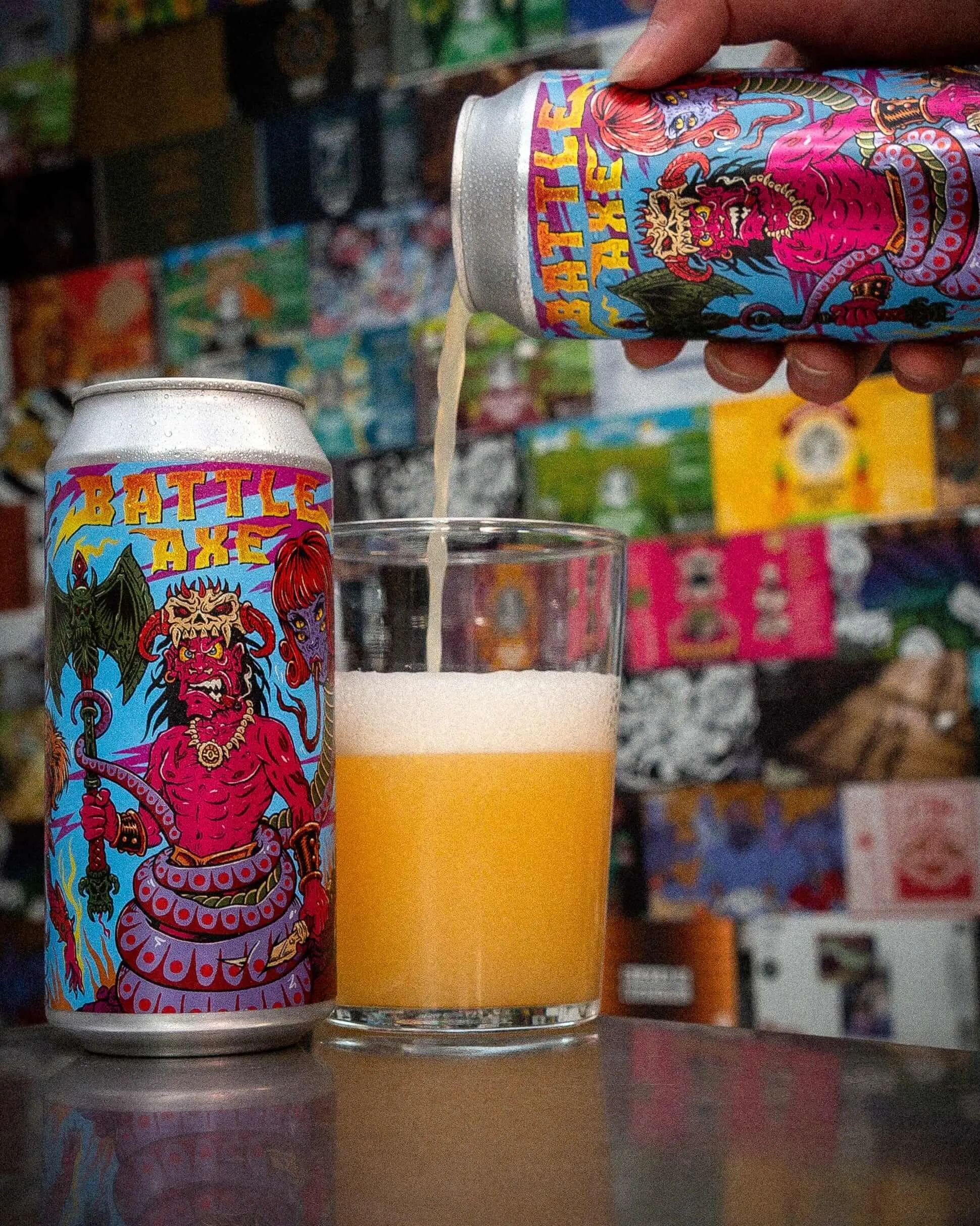 Northern Monk BOBBI ABBEY // BATTLE AXE // POLLY'S // HAZY IPA // 7.2%