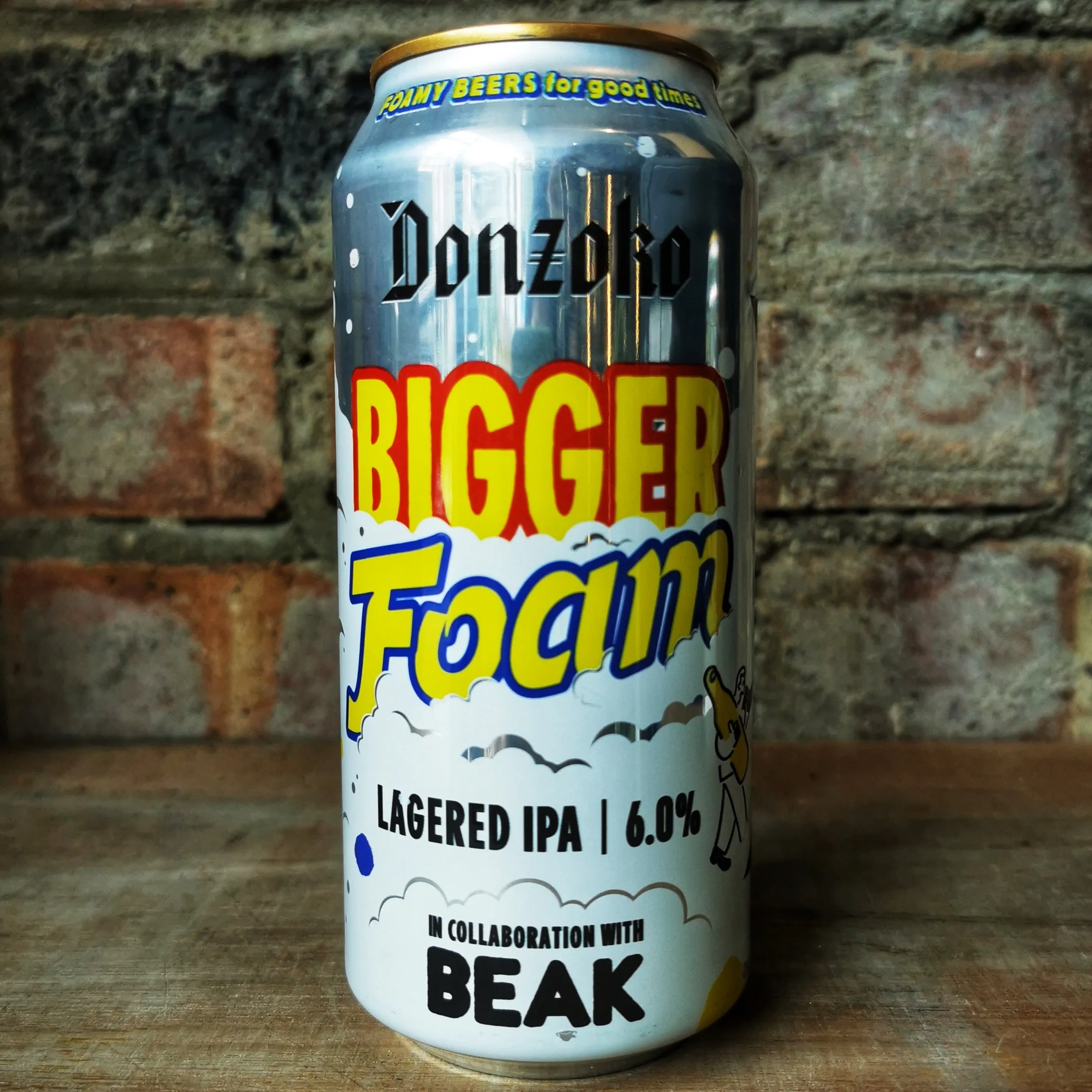 Donzoko x Beak Bigger Foam Lagered IPA 6% (440ml)