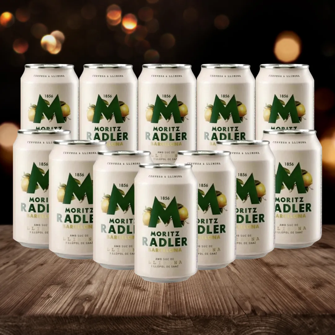 Moritz Barcelona Original Spanish Radler 330ml Cans - 2.8% ABV (Multipack)