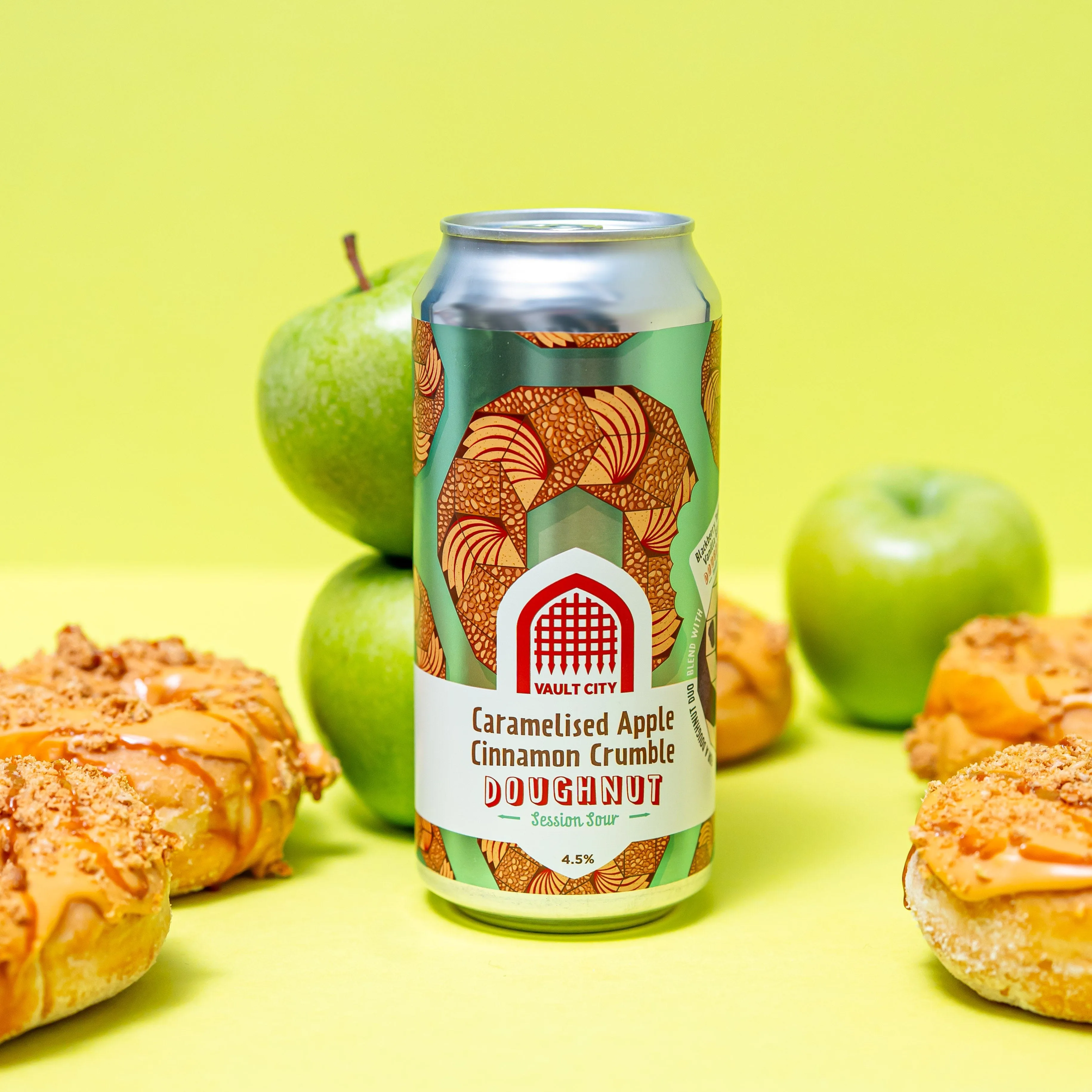 Vault City  Caramelised Apple Cinnamon Crumble -Doughnut Session Sour