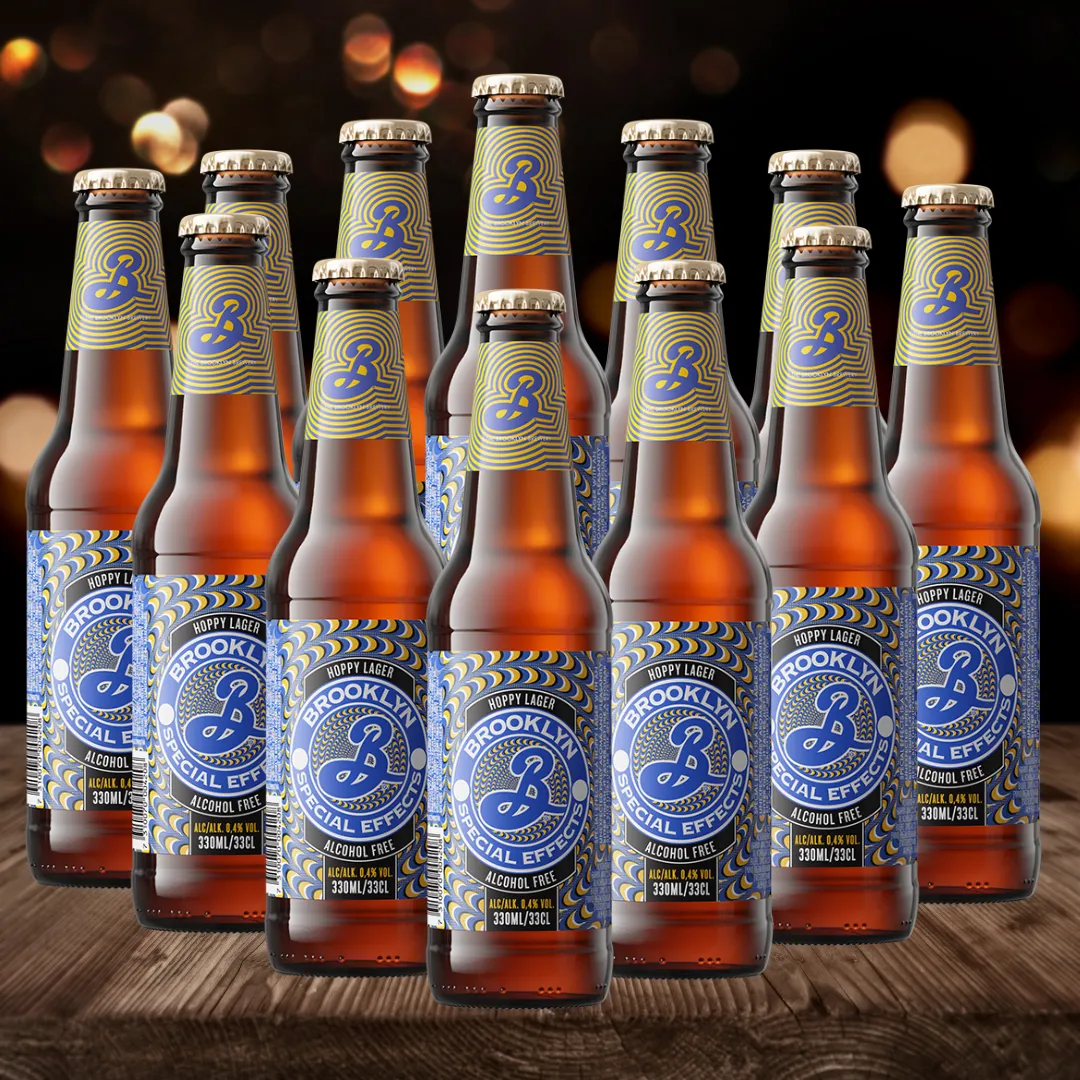 Brooklyn Brewery Special Effects Alcohol Free Lager 330ml - 0.4% ABV (Multipack)