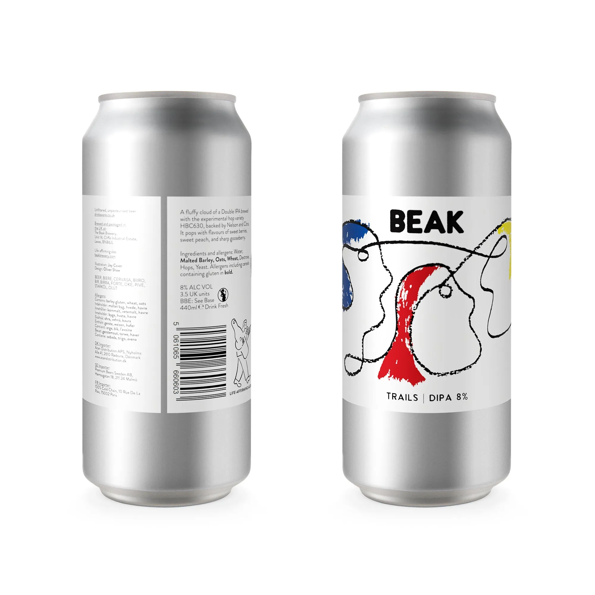 BEAK -  TRAILS - 8% DIPA – Single Can