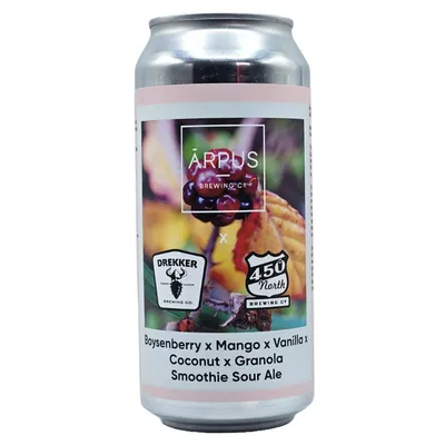 Arpus x Drekker x 450 North Boysenberry Mango Vanilla Coconut Granola Smoothie Sour