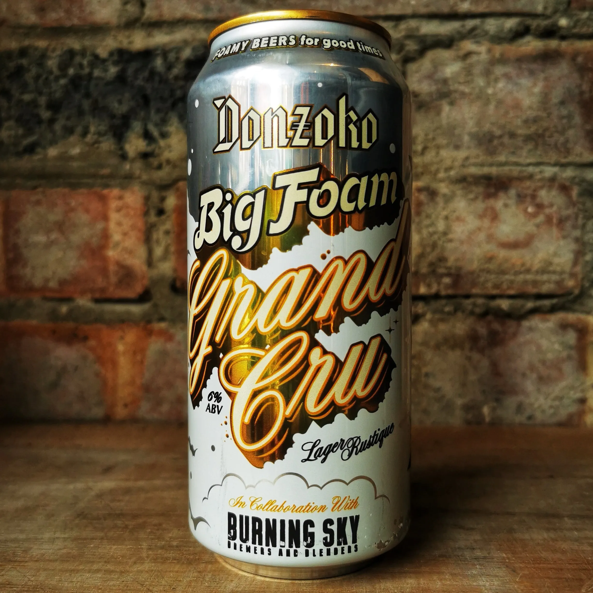 Donzoko x Burning Sky Big Foam Grand Cru 6% (440ml)