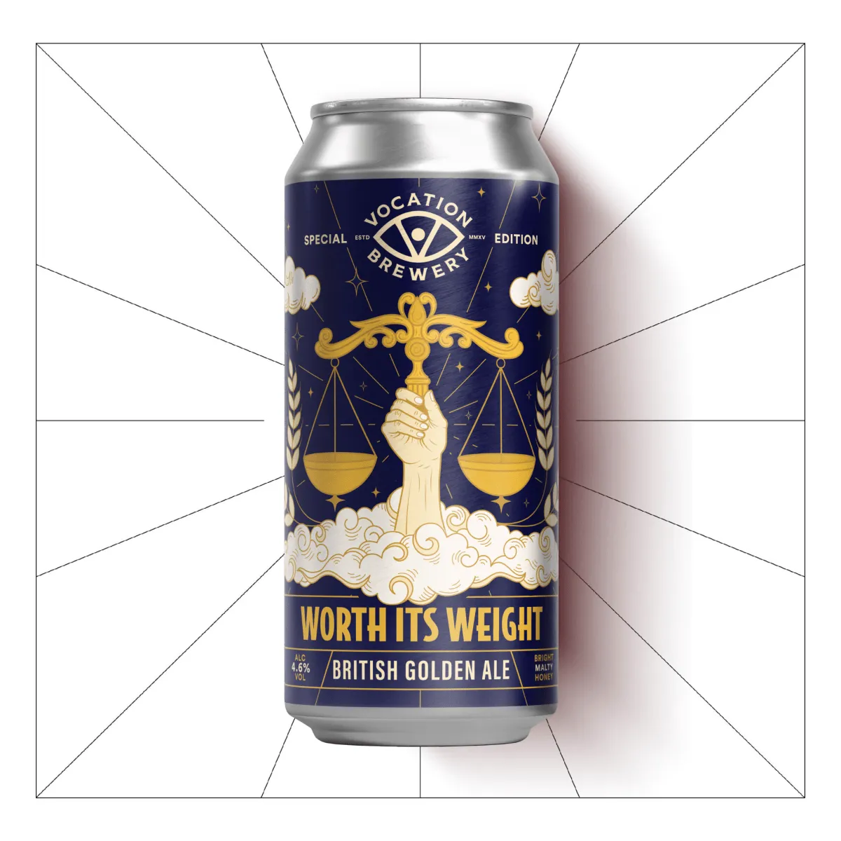 Vocation  Worth Its Weight | 4.6% British Golden Ale | 440ml – Single Can
