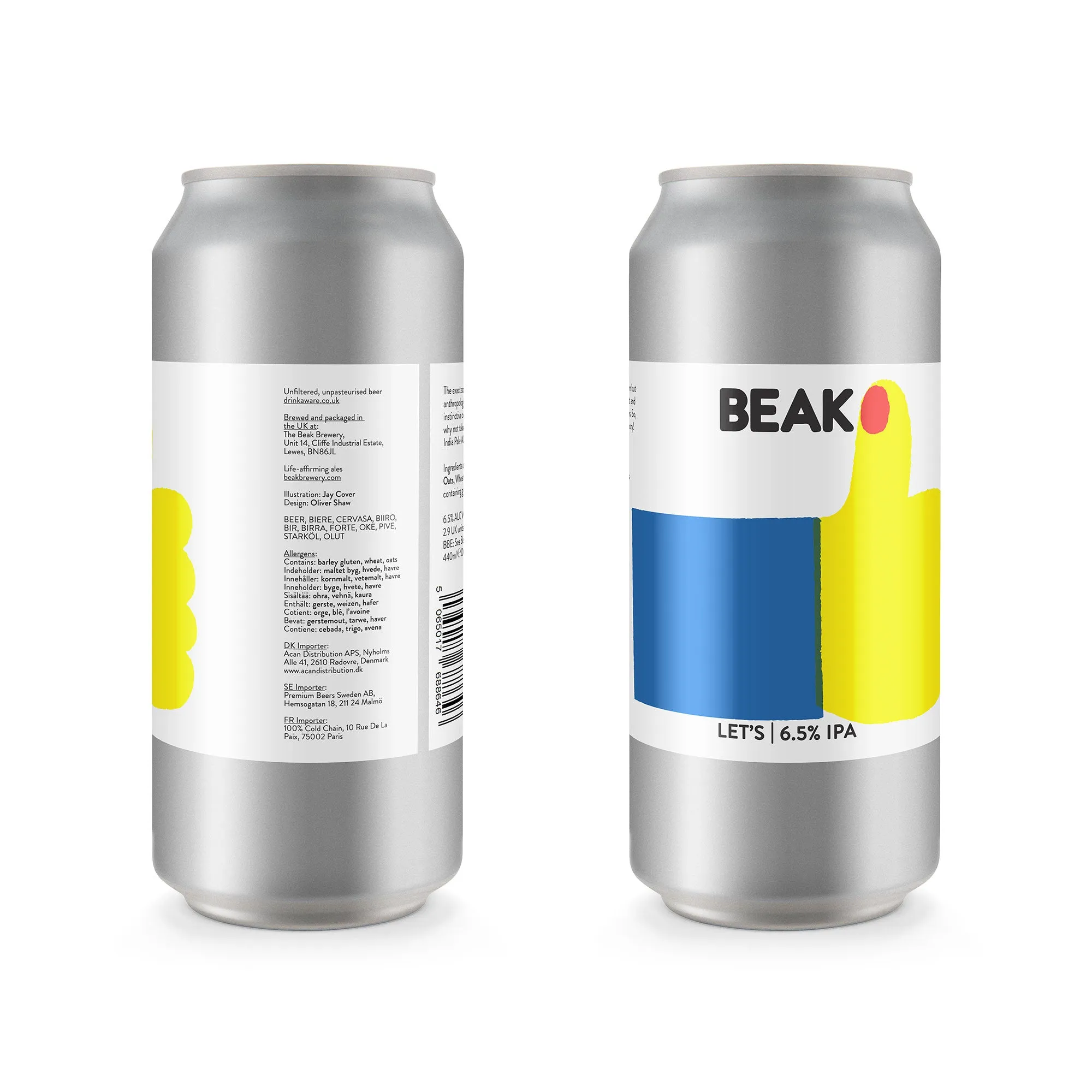 BEAK - LET'S 6.5% IPA β Single Can