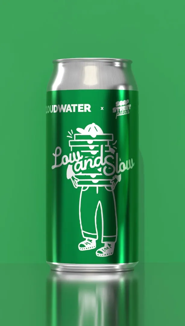 Cloudwater  Low & Slow (x Soap Street Pizza) – 6-Pack