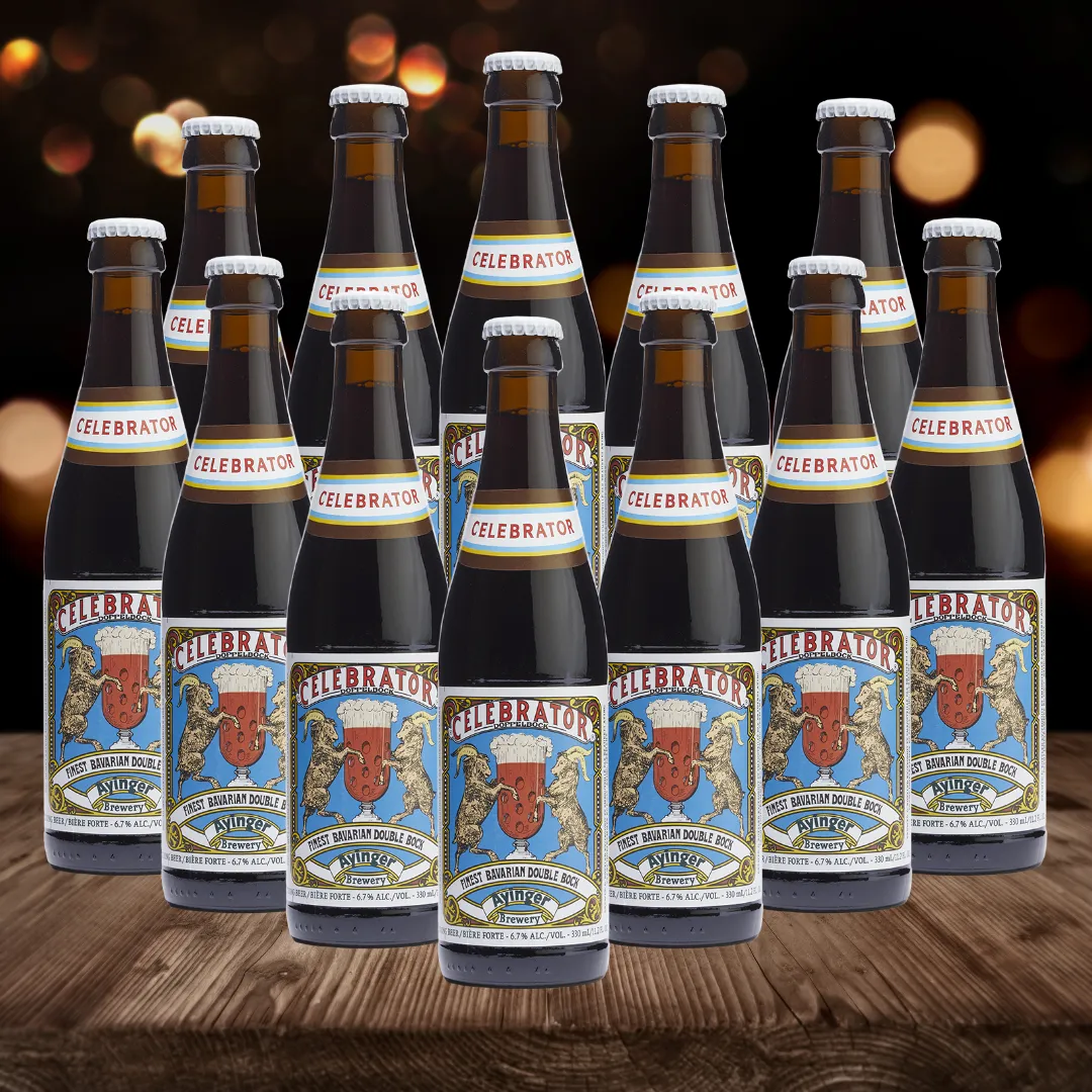 Ayinger Celebrator Doppelbock 330ml Bottles - 6.7% ABV (12 Pack)