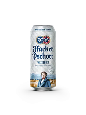 Hacker Pschorr Weissbier Can