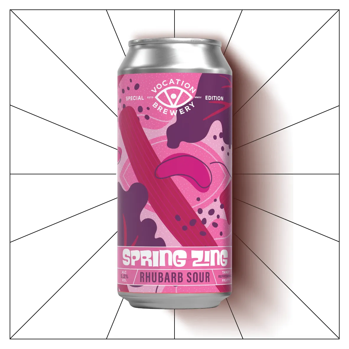 Vocation  Spring Zing | 5.2% Rhubarb Sour | 440ml – Single Can