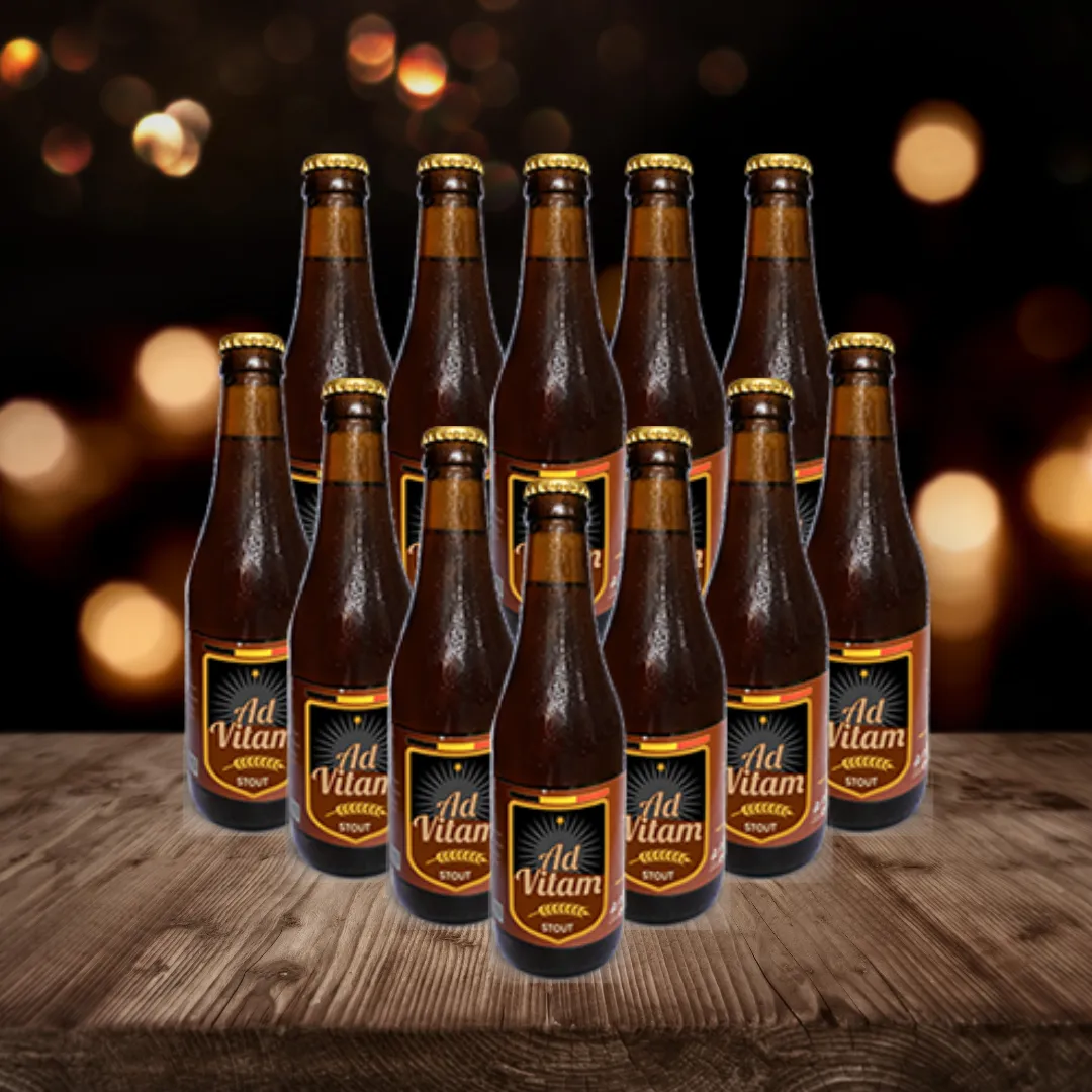 Ad Vitam Belgian Stout 330ml Bottles - 7% ABV (12 Pack)