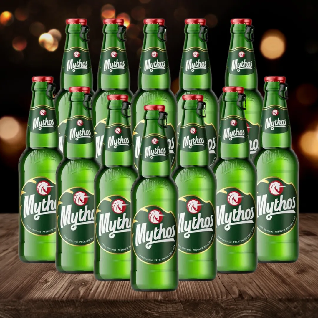 Mythos Premium Greek Lager 330ml Bottles (12 Pack) - 4.7% ABV