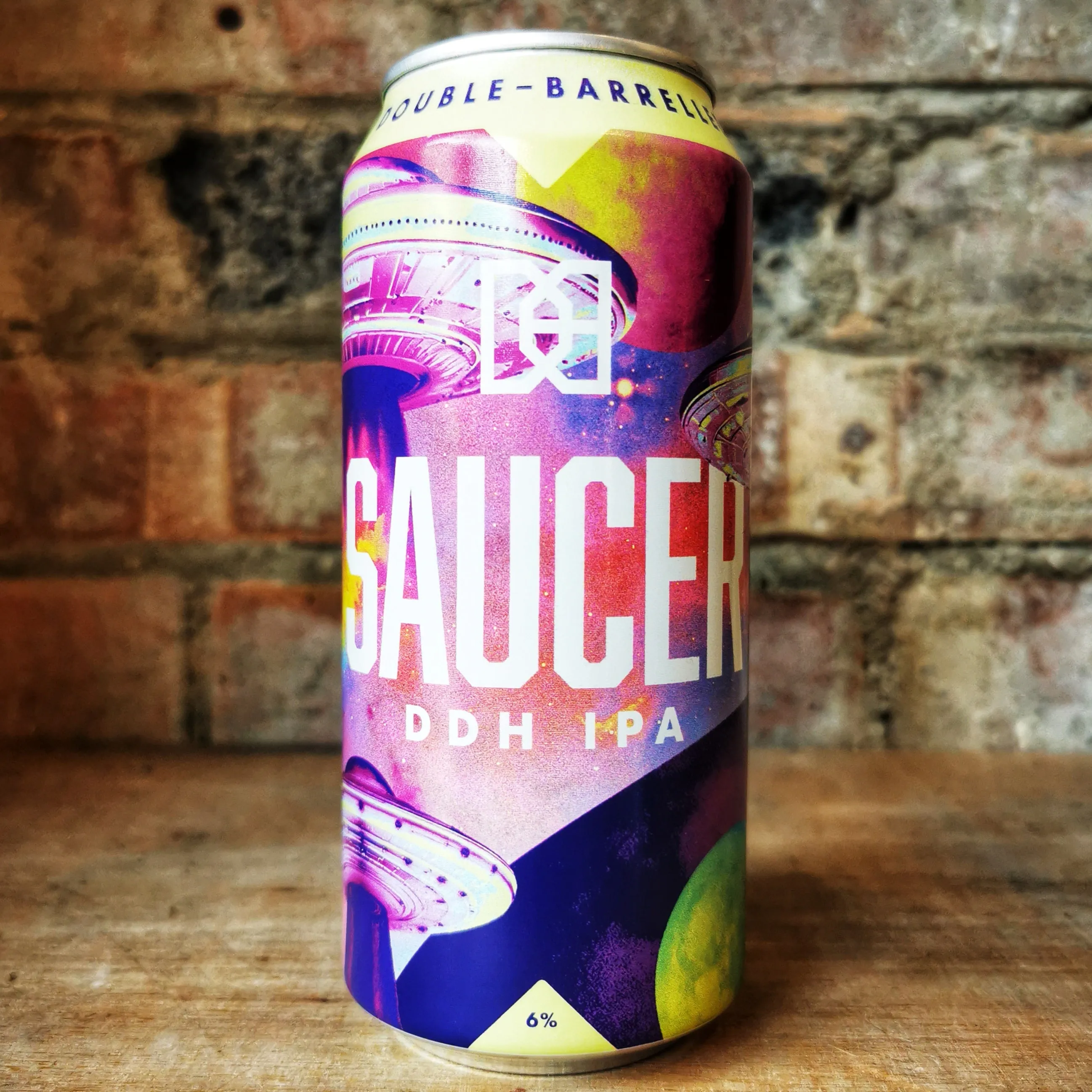 Double Barrelled Saucer DDH IPA 6% (440ml)