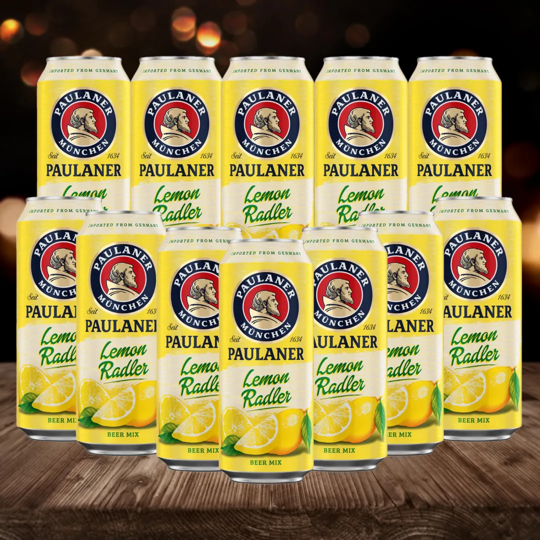 Paulaner Natur Lemon Radler 500ml Cans (Multipack) - 2.5% ABV