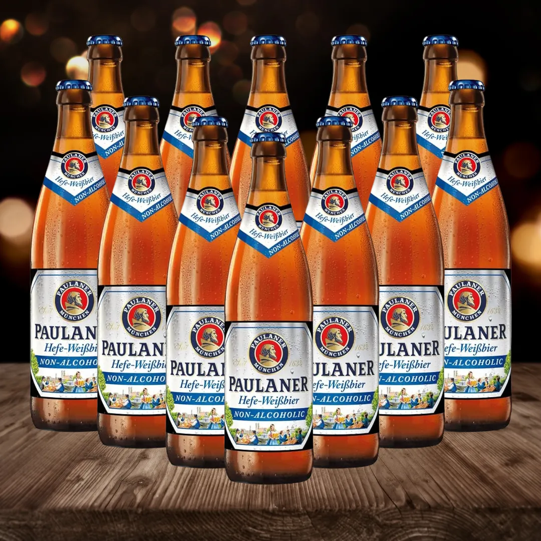 Paulaner Alcohol Free Weissbier 500ml Bottles - 0.0% ABV (Multipack)