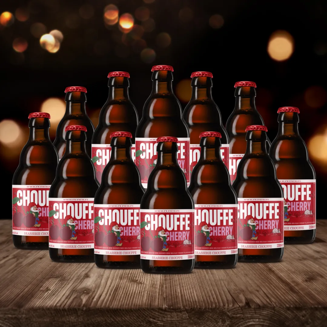 Brasserie d'Achouffe Cherry Belgian Fruit Beer 330ml Bottles (multipack) - 8.0% ABV