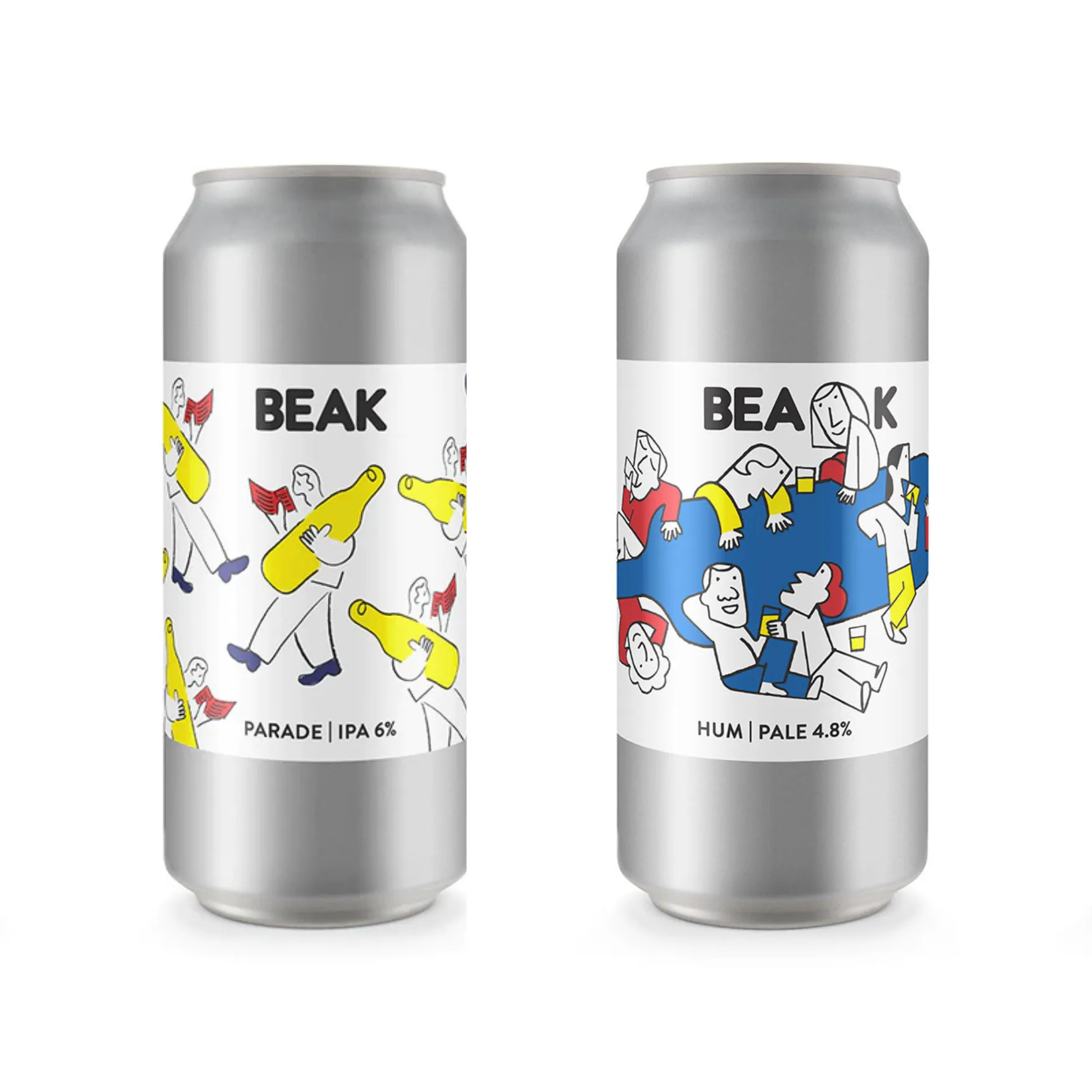 BEAK -  MIXED PACKS of Hum Pale and Parade IPA – 24 PACK (15% discount)
