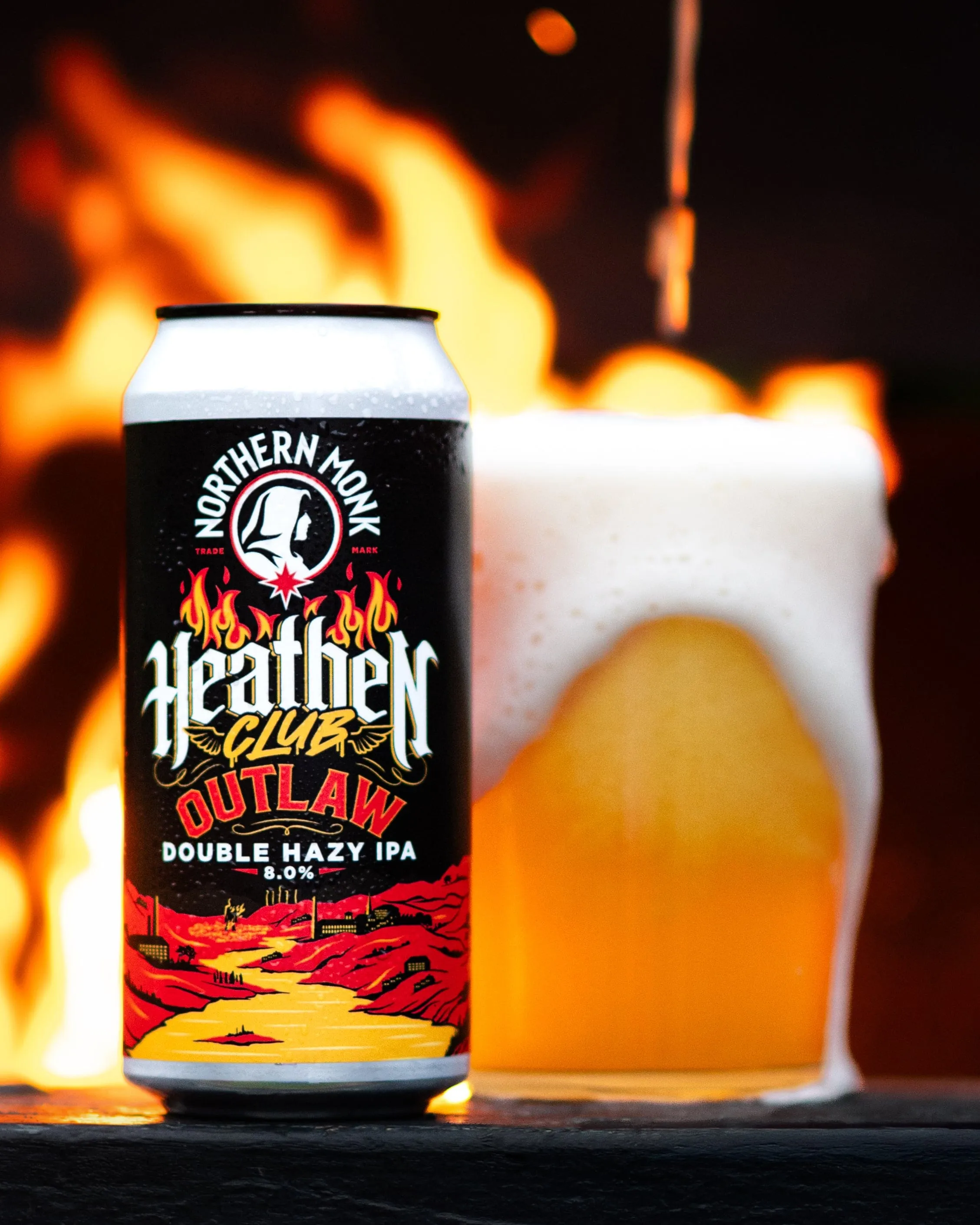 Northern Monk HEATHEN CLUB OUTLAW // DOUBLE HAZY IPA // 8.0%