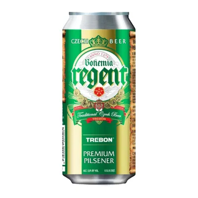 Bohemia Regent Premium Pilsener GREEN CAN