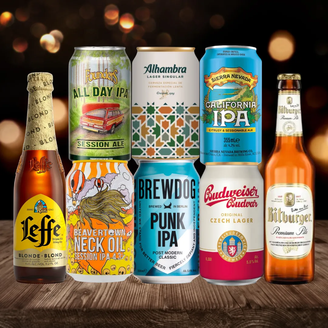 World Craft Beer Breweries 330ml Mixed Beer Selection (8 Pack)