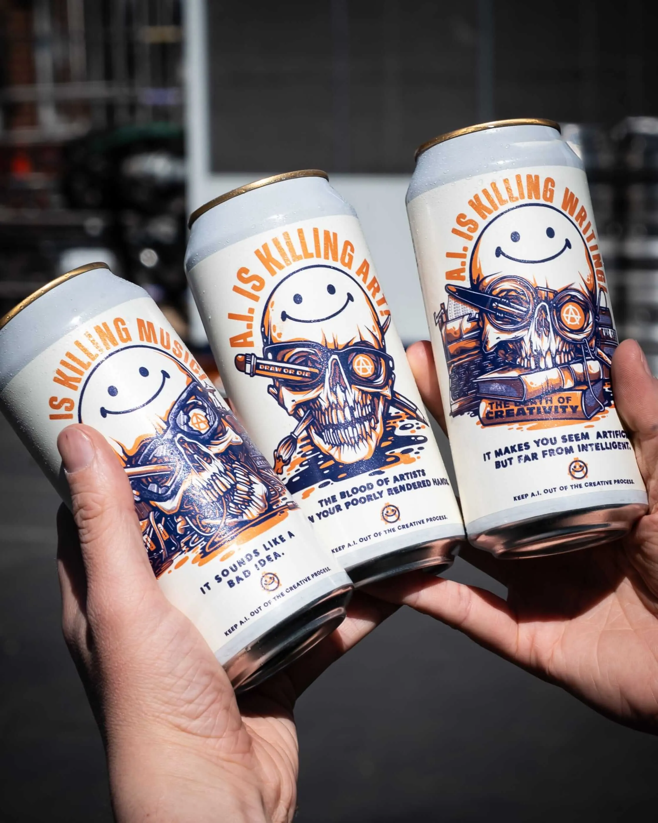 Northern Monk 3 PACK // A.I. IS KILLING CREATIVE // DREW MILLWARD // DOUBLE HAZY IPA // 8%