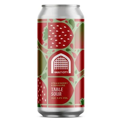 Vault City Strawberry & Rhubarb Table Sour