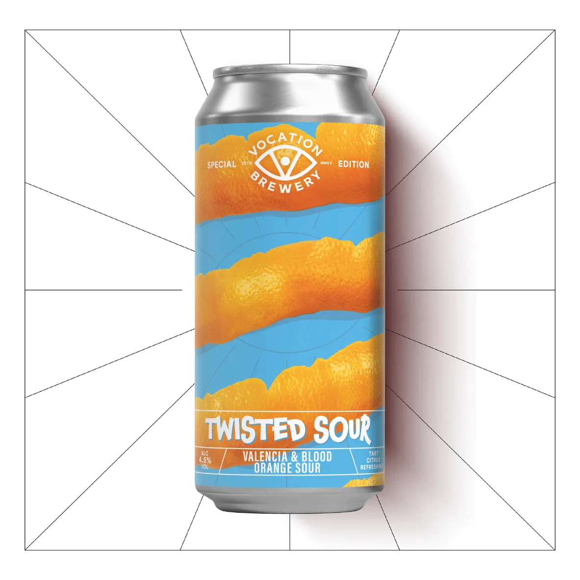 Vocation  Twisted Sour | 4.5% Valencia & Blood Orange Sour | 440ml – Single Can